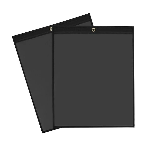 Binder Accessories Partners Brand Solid Back Job Ticket Holders, 8 1/2" X 11", Black, 25/Case (JTH119) 1 Binder Accessories Partners Brand Solid Back Job Ticket Holders, 8 1/2" X 11", Black, 25/Case (JTH119)
