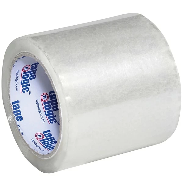 Tape Logic® Acrylic Tape, 1.8 Mil, 4" X 72 Yds., Clear, 6/Case (T9211706PK) 3 Tape Logic® Acrylic Tape, 1.8 Mil, 4" X 72 Yds., Clear, 6/Case (T9211706PK)