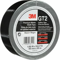 Gaffer's Tape 3M™ GT2 Gaffers Tape, 2" X 60 Yds., Black, 3/Case (T987GT2B3PK)