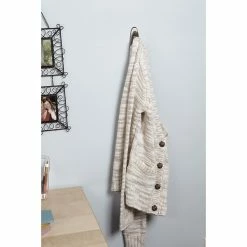 Hooks & Hanging Strips Command™ Large Forever Classic Metal Hook, Brushed Nickel, 2 Hooks, 4 Strips/Pack (FC13-BN-2ES) -Bankers Box shop sp29956654 s7