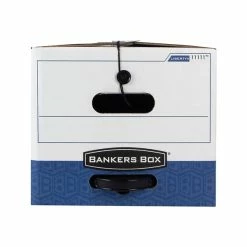 Bankers Box® Bankers Box Liberty Plus Heavy-Duty FastFold File Storage Boxes, String & Button, Letter Size, White/Blue, 12/Carton (11111) 7 Bankers Box® Bankers Box Liberty Plus Heavy-Duty FastFold File Storage Boxes, String & Button, Letter Size, White/Blue, 12/Carton (11111) -Bankers Box shop sp40285859 s7