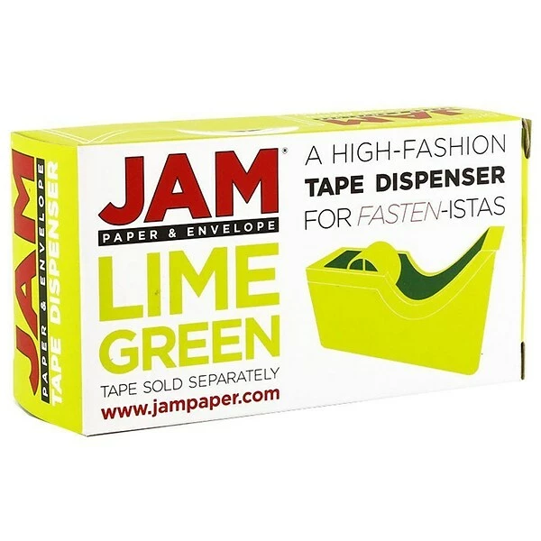 Office & Desk Supply Kits JAM Paper® Office & Desk Sets, (1) Tape Dispenser (1) Stapler (1) Pack Of Staples, Lime Green And Green, 3/pack 4 Office & Desk Supply Kits JAM Paper® Office & Desk Sets, (1) Tape Dispenser (1) Stapler (1) Pack Of Staples, Lime Green And Green, 3/pack - Image 2