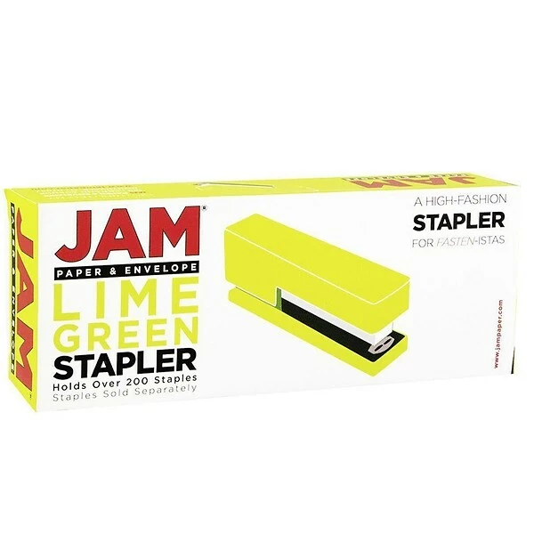 Office & Desk Supply Kits JAM Paper® Office & Desk Sets, (1) Tape Dispenser (1) Stapler (1) Pack Of Staples, Lime Green And Green, 3/pack 5 Office & Desk Supply Kits JAM Paper® Office & Desk Sets, (1) Tape Dispenser (1) Stapler (1) Pack Of Staples, Lime Green And Green, 3/pack - Image 3