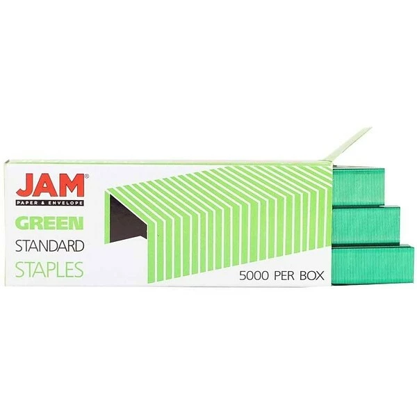 Office & Desk Supply Kits JAM Paper® Office & Desk Sets, (1) Tape Dispenser (1) Stapler (1) Pack Of Staples, Lime Green And Green, 3/pack 6 Office & Desk Supply Kits JAM Paper® Office & Desk Sets, (1) Tape Dispenser (1) Stapler (1) Pack Of Staples, Lime Green And Green, 3/pack - Image 4