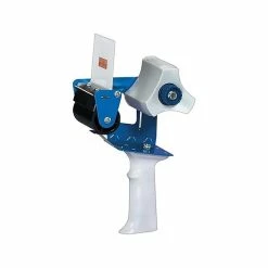 The Packaging Wholesalers Packing Tape Dispensers Staples Packing Dispenser, Blue/White (TDSD3)