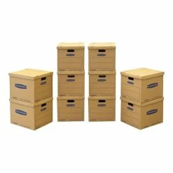 Bankers Box® Moving Boxes Bankers Box® SmoothMove 16.25" X 10.5" X 12.5" Moving Box, Kraft, 10/Carton (7714203) 6 Bankers Box® Moving Boxes Bankers Box® SmoothMove 16.25" X 10.5" X 12.5" Moving Box, Kraft, 10/Carton (7714203) -Bankers Box shop sp44851952 s7