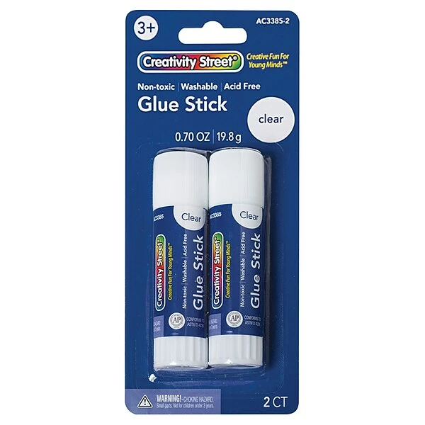 Glue & Glue Sticks Pacon WashableRemovable Glue Sticks, 0.7 Oz., 12/Pack (PACAC33852) 3 Glue & Glue Sticks Pacon WashableRemovable Glue Sticks, 0.7 Oz., 12/Pack (PACAC33852)