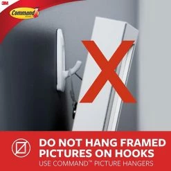 Command™ Adhesive Hooks Command™ Medium Utility Hooks, White, 37 Hooks (17001-S37NA) -Bankers Box shop sp52041069 s7