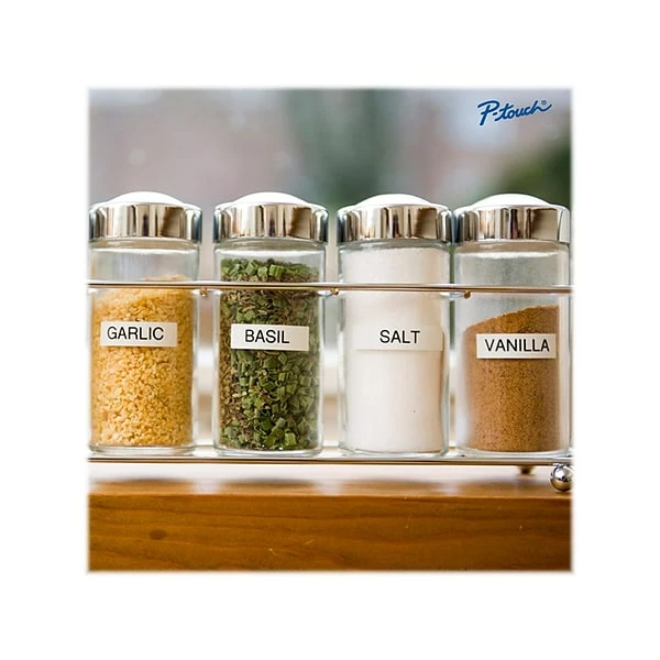 Brother Label Maker Tapes Brother TZE2412PK Label Maker Tapes, 0.7", Black On White, 2/Pack 4 Brother Label Maker Tapes Brother TZE2412PK Label Maker Tapes, 0.7", Black On White, 2/Pack - Image 2