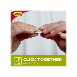 Command™ Picture Hanging And Poster Strips Command™ Medium Picture Hanging Strips, White, 12/Pack (17204-12ES)