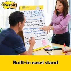 Post-it® Self-Stick Easel Pad Flip Charts Post-it® Super Sticky Self Stick Table Top Pad, 20" X 23", 20 Sheets/Pad, 4 Pads/Pack (563 VAD 4PK)