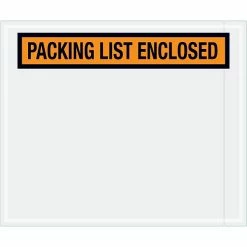 Packing List Envelopes Tape Logic® "Packing List Enclosed" Envelopes, 10" X 12", Orange, 500/Case (PL434)