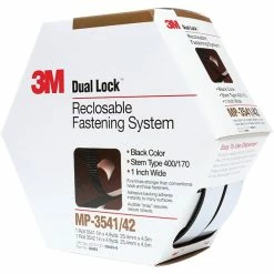 Hook And Loop Fasteners 3M MP3541/42 Dual LockMini Pack Fasteners, 1" X 15', Black, 5/Case (DK3M140)