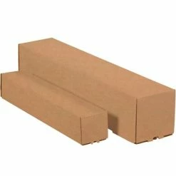 Partners Brand Mailing Tubes & Accessories Square Mailing Tubes, 5" X 5" X 30", Kraft, 25/Bundle (M5530K)