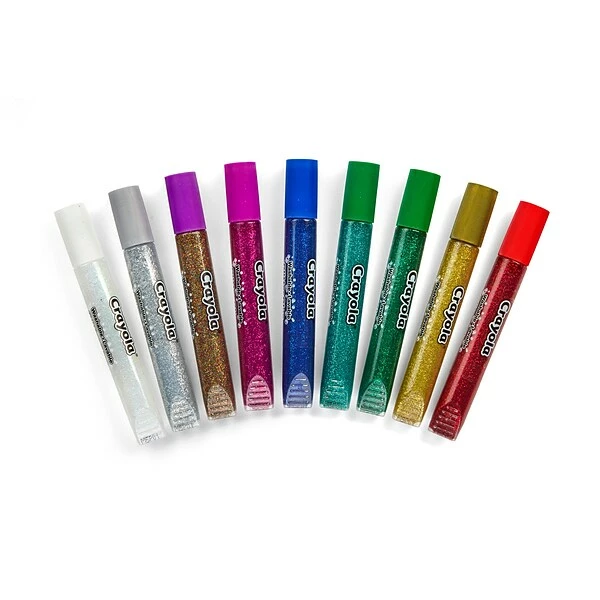 Glue & Glue Sticks Crayola Glitter WashableRemovable Craft Glue, 0.35 Oz., White (69-3527) 4 Glue & Glue Sticks Crayola Glitter WashableRemovable Craft Glue, 0.35 Oz., White (69-3527) - Image 2