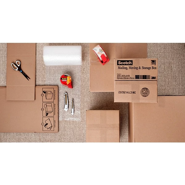 Packaging Tape Scotch® Long Lasting Storage Packing Tape, Clear, 1.88" X 54.6 Yds., 4 Rolls (3650-4) 6 Packaging Tape Scotch® Long Lasting Storage Packing Tape, Clear, 1.88" X 54.6 Yds., 4 Rolls (3650-4) - Image 4