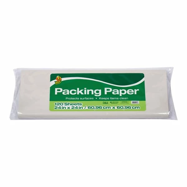 Paper Tape Duck 39 Piece Mailroom Bundle - HP620 Packing Tape 36/Pack + BladeSafe Tape Gun + 60' Bubble Wrap + Packing Paper 4 Paper Tape Duck 39 Piece Mailroom Bundle - HP620 Packing Tape 36/Pack + BladeSafe Tape Gun + 60' Bubble Wrap + Packing Paper - Image 2
