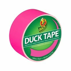 Duck Heavy Duty Duct Tapes, 1.88" X 20 Yds., Assorted Colors, 6 Rolls/Pack (DUCKBRT6PK-STP)