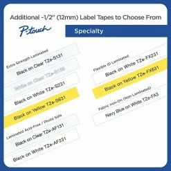 Brother Label Maker Tapes Brother Genuine P-touch TZe-231 Laminated Label Maker Tape, 1/2" W, Black On White, 2/Pack 8 Brother Label Maker Tapes Brother Genuine P-touch TZe-231 Laminated Label Maker Tape, 1/2" W, Black On White, 2/Pack -Bankers Box shop sp85565420 s7 1