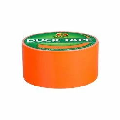 Duck Heavy Duty Duct Tape Set, 1.88" X 15 Yds./1.88" X 20 Yds., Orange/Yellow, 2 Rolls/Pack (DUCKORYW-STP)