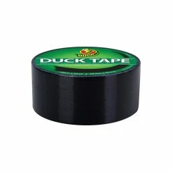 Duck Heavy Duty Duct Tapes, 1.88" X 20 Yds., Black/Yellow, 2 Rolls/Pack (DUCKYWBK-STP)