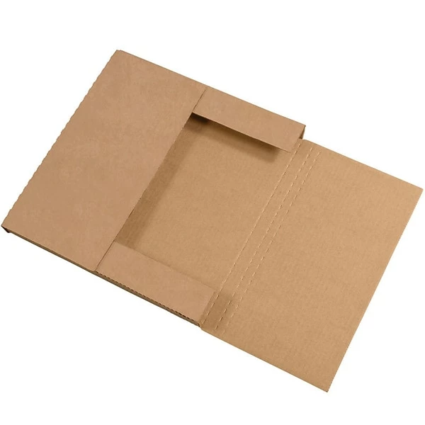 Quill Brand Easy Fold Mailers 12 1/2" X 12 1/2" X 1" Easy-Fold Mailers, Kraft, 50/Bundle (M12121K) 4 Quill Brand Easy Fold Mailers 12 1/2" X 12 1/2" X 1" Easy-Fold Mailers, Kraft, 50/Bundle (M12121K) - Image 2