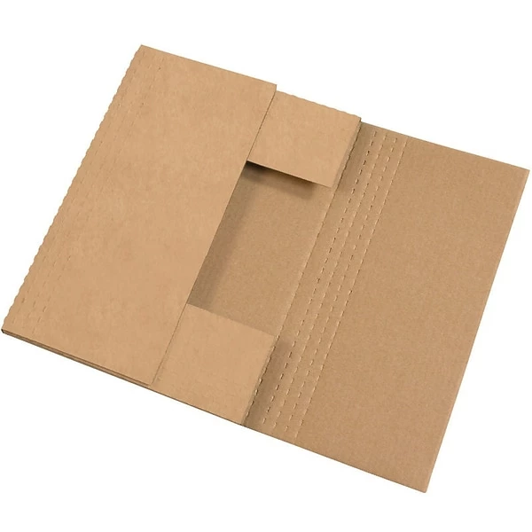 Quill Brand Easy Fold Mailers 17.25" X 11 1/4" X 2" Easy-Fold Mailers, Kraft, 50/Bundle (M17112BFK) 4 Quill Brand Easy Fold Mailers 17.25" X 11 1/4" X 2" Easy-Fold Mailers, Kraft, 50/Bundle (M17112BFK) - Image 2