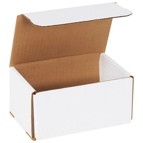 SI Products Corrugated Mailers, 6" X 4" X 3", White, 50/Bundle (M643) 4 SI Products Corrugated Mailers, 6" X 4" X 3", White, 50/Bundle (M643) - Image 2
