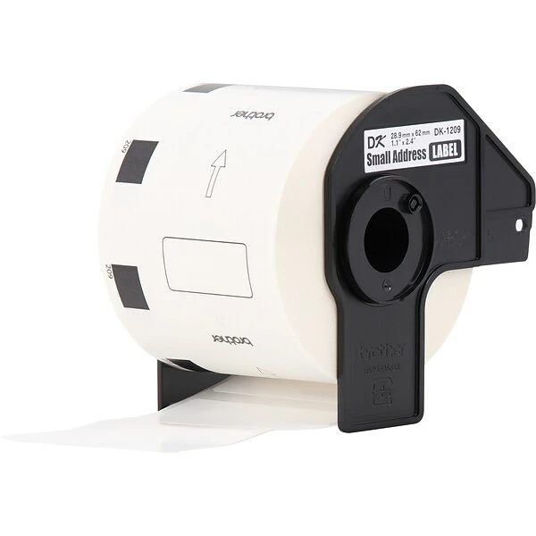 Brother Label Maker Tapes Brother DK-1209 DK12093PK Printer Label, 2.4"W, White, 800/Roll, 3 Rolls/Pack 2 Brother Label Maker Tapes Brother DK-1209 DK12093PK Printer Label, 2.4"W, White, 800/Roll, 3 Rolls/Pack