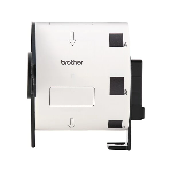 Brother Label Maker Tapes Brother DK-1209 DK12093PK Printer Label, 2.4"W, White, 800/Roll, 3 Rolls/Pack 5 Brother Label Maker Tapes Brother DK-1209 DK12093PK Printer Label, 2.4"W, White, 800/Roll, 3 Rolls/Pack - Image 4